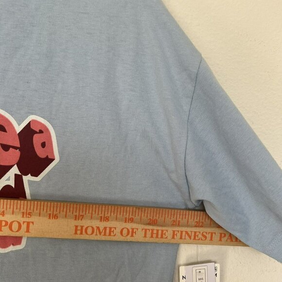 Bp Make a Stand Graphic Tee T-shirt SMALL Blue Short Sleeve - Picture 8 of 9